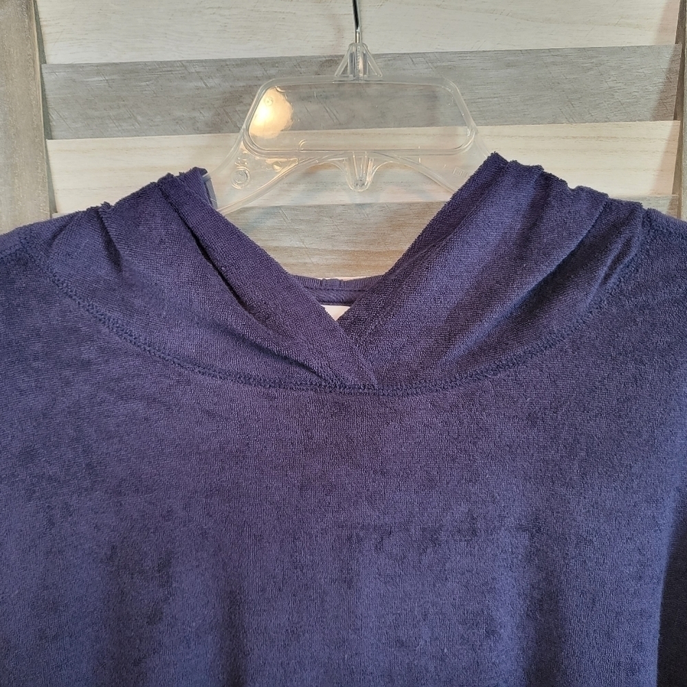 Women's Plus Size Long Sleeve Terry Hooded Shirt | Ava & Viv | 2X - Picture 2 of 14